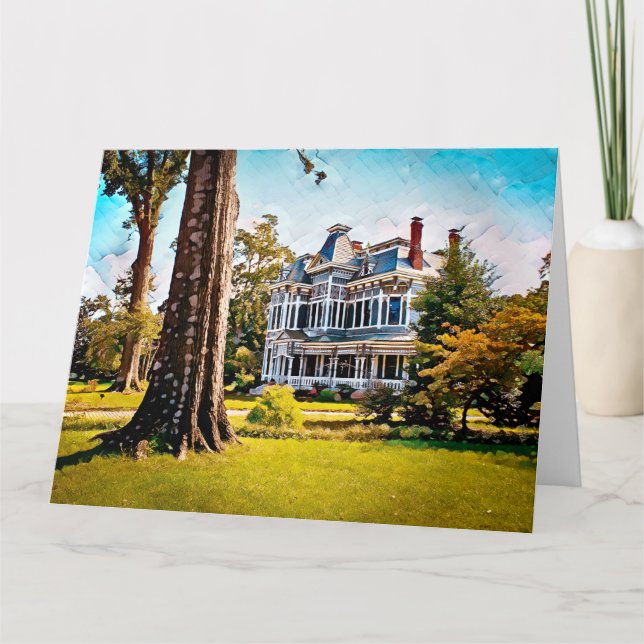 Cartão de Saudação Jumbo NEWNAN HISTORIC (Frente)