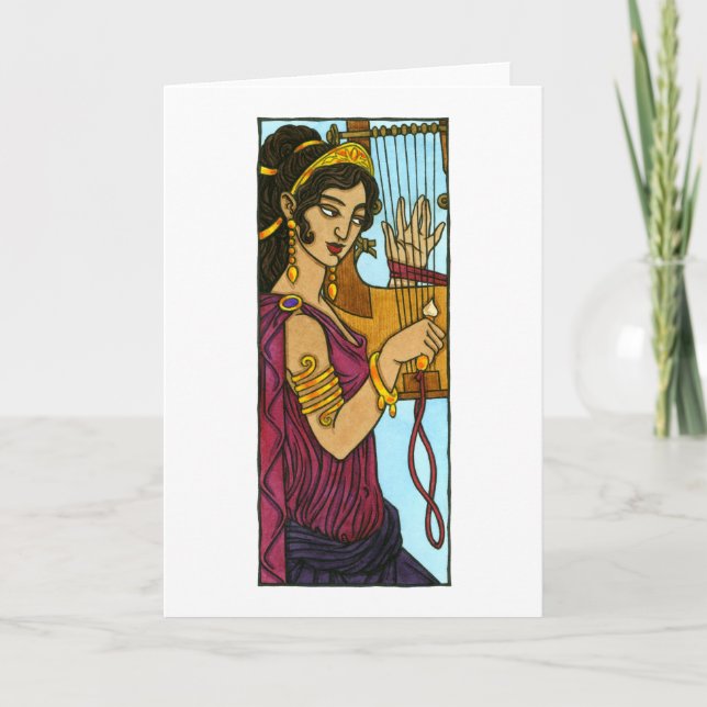 Cartão de Saudação Kalliope (Frente)