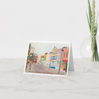 Cartão de saudação "King Street, Charleston, SC"