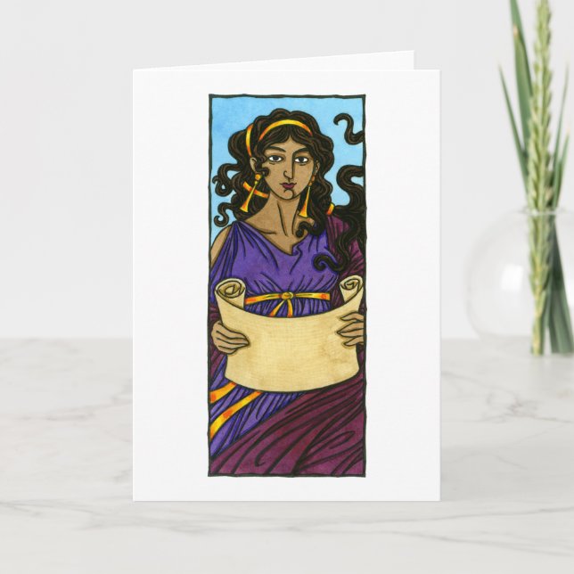 Cartão de Saudação Klio (Frente)