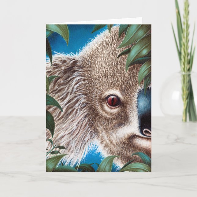Cartão de Saudação Koala (Frente)
