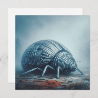 Cartão de Saudação Ladybug Corrugado