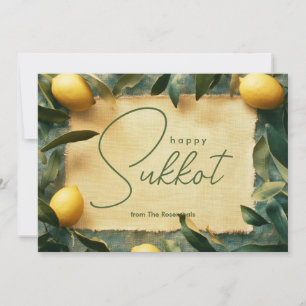 Cartão de saudação Lemon Grove Sukkot