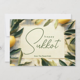 Cartão de saudação Lemon Grove Sukkot