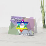 Cartão de Saudação LGBT Chanukah<br><div class="desc">Deseje àqueles que você ama um Feliz Chanukah com uma chama não tradicional!</div>