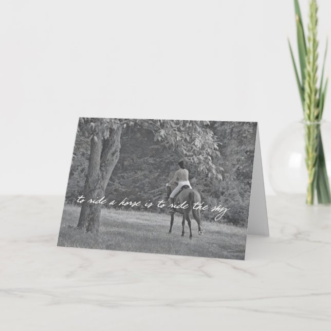 Cartão de Saudação LIKE PEGASUS (Frente)