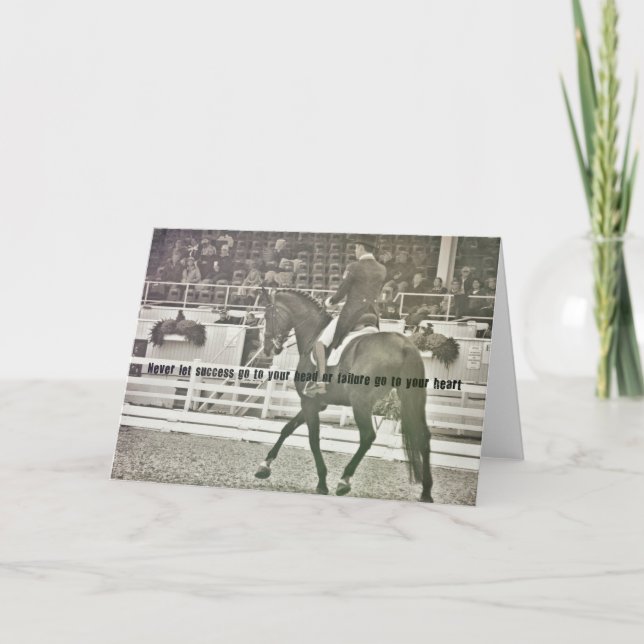 Cartão de Saudação LONG CLEAN LINE (Frente)