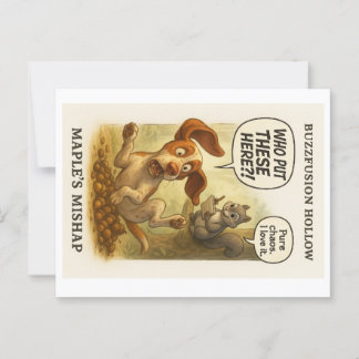 Cartão de Saudação Maldito de Maple Hollow!