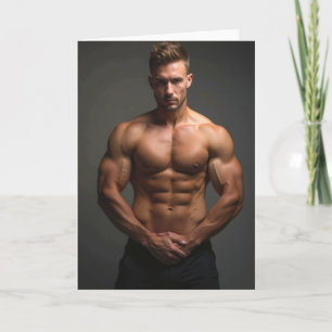 Cartão de saudação Manscape