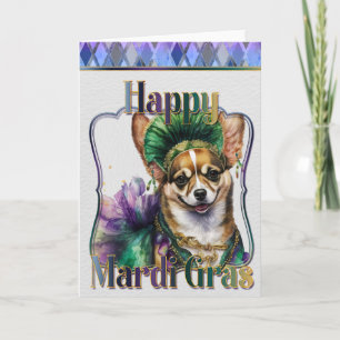 Cartão de Saudação Mardi Gras, Mardi Gras Chihuahu