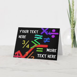 Cartão de Saudação Matemática