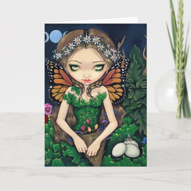 Cartão de Saudação "May Queen" (Frente)