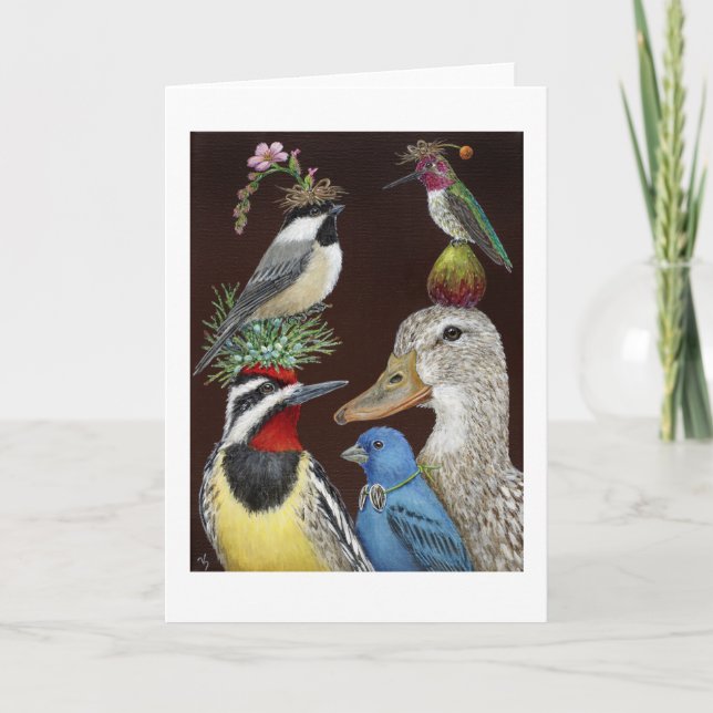 Cartão de saudação Mede e Saudação (Frente)