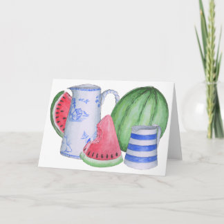Cartão de Saudação Melon e Jugs