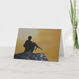 Cartão de Saudação Militar