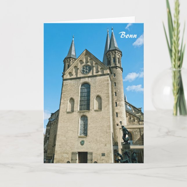 Cartão de Saudação Minster (Frente)