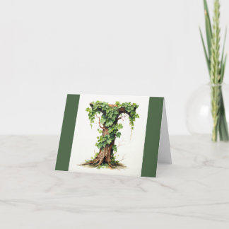 Cartão de saudação monograma