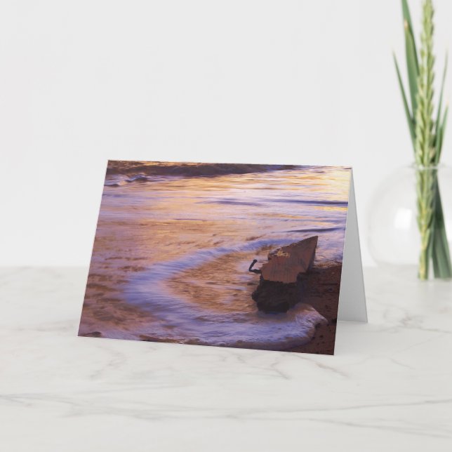 Cartão de Saudação Morning Adrift (Frente)