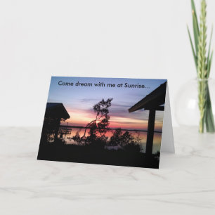Cartão de Saudação Natureza para Nasceres do sol d