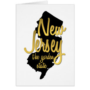 Cartão de saudação New Jersey The Garden State