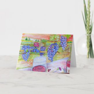 Cartão de saudação "No Vineyard"