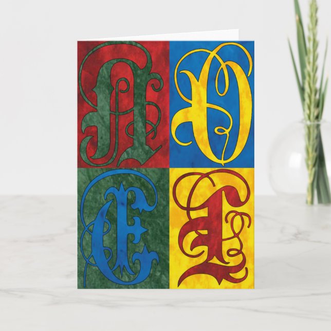 Cartão de Saudação Noel (Frente)