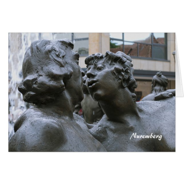 Cartão de Saudação Nuremberga (Frente Horizontal)