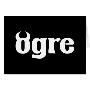 Cartão de Saudação Ogre