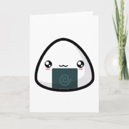 Cartão de Saudação Onigiri