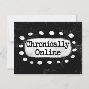 Cartão de saudação online crônico