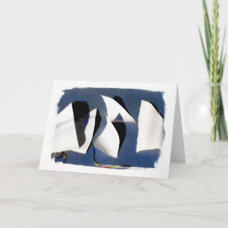 Cartão de saudação " Paper Sails "