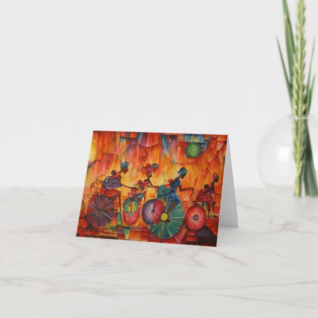 Cartão De Saudação Para As Mulheres Em Rodas (Frente)