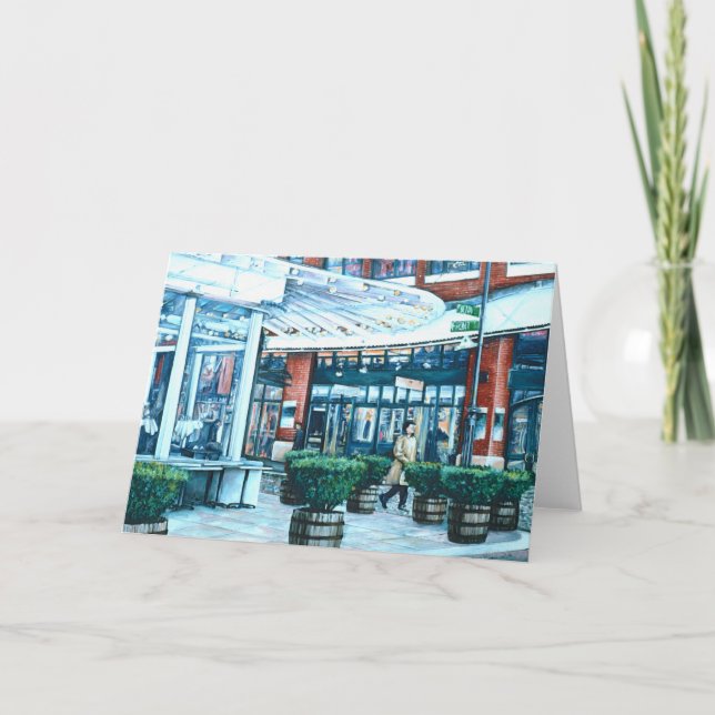 Cartão de Saudação para Excursões do Porto Marítim (Frente)