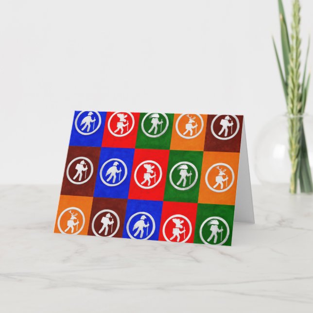 Cartão de Saudação para Marcadores de Rastreio Ani (Frente)