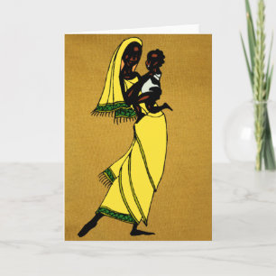 Cartão de Saudação para Mulheres de África