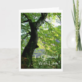 Cartão de Saudação para o Dia dos Avós - para o Av