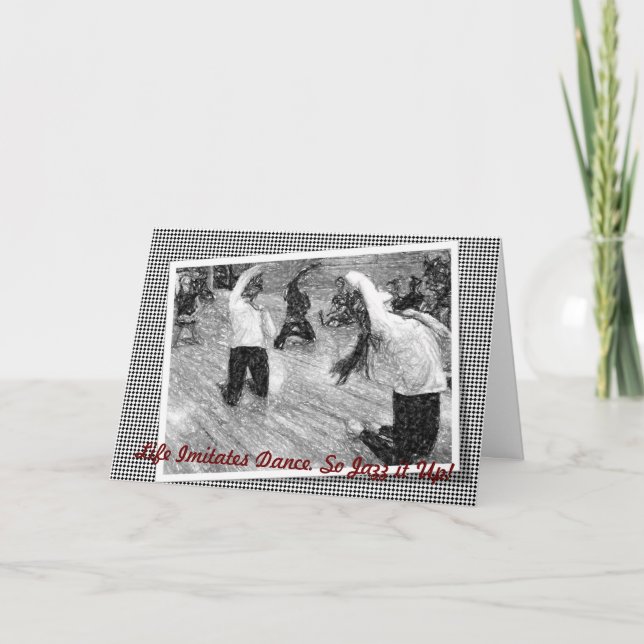 Cartão de Saudação para o Jazz (Frente)