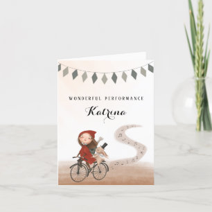 Cartão de Saudação para Parabéns de Violão