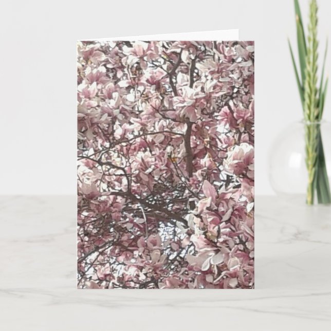 Cartão de saudação para Primavera para sempre (Frente)