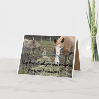 Cartão de Saudação para um encontro.