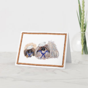 Cartão de Saudação Pekingese