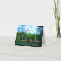 Cartão de saudação "Pensando em Você"