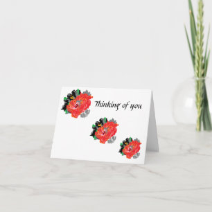 Cartão de Saudação Pensando em você