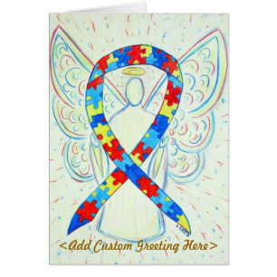 Cartão de Saudação Personalizado Anjo para Sensibi