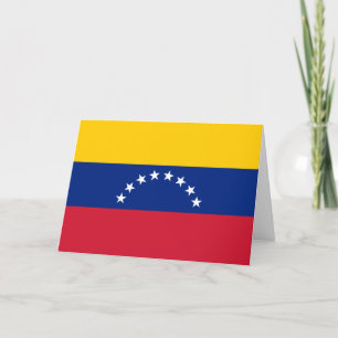 Cartão de saudação personalizado com a bandeira da