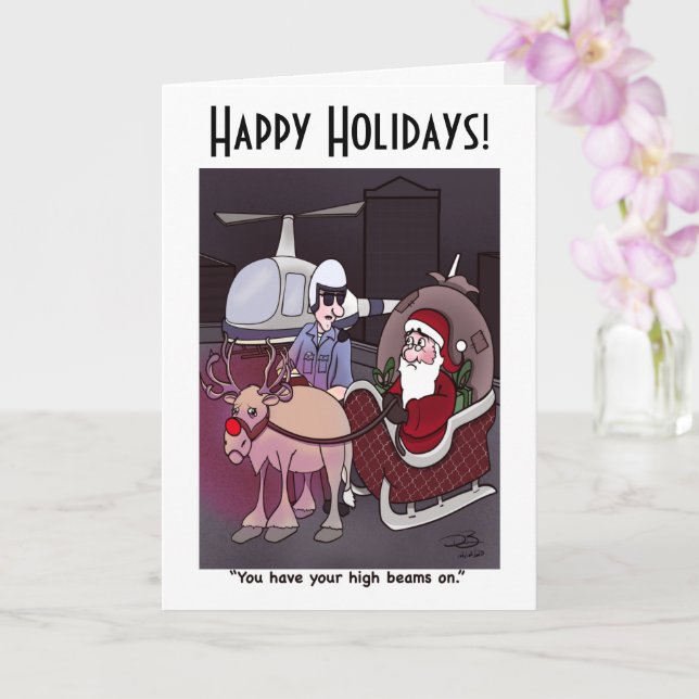 Cartão de saudação personalizado de feixes altos (Orquídea)