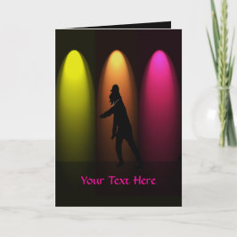 Cartão de Saudação Personalizado Hip Hop Dance Gir