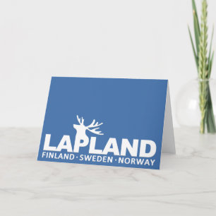 Cartão de saudação personalizado LAPLAND