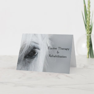Cartão de Saudação Personalizável de Equina Pl