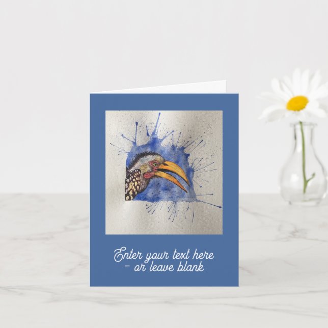 Cartão de saudação personalizável do título inicia (Planta pequena)